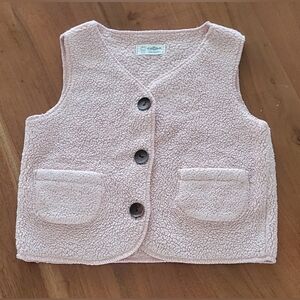 Girls 4-5T Pink Vest Made In Korea